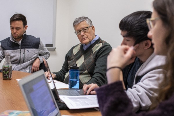 Henry Roediger in a meeting