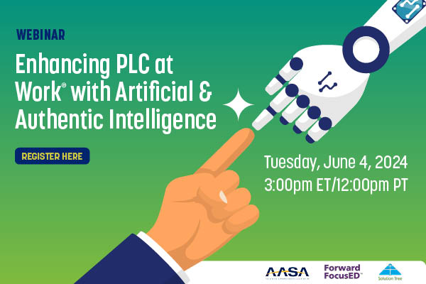 Solutiontree AI Webinar Ad 600x400