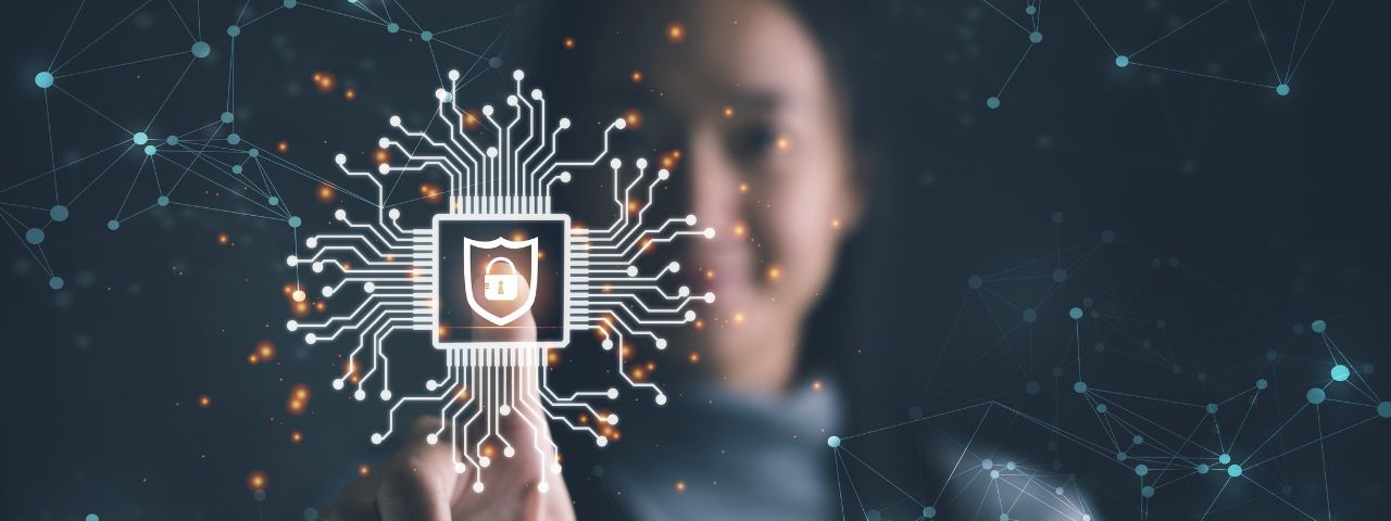 Person looking at a smart phone