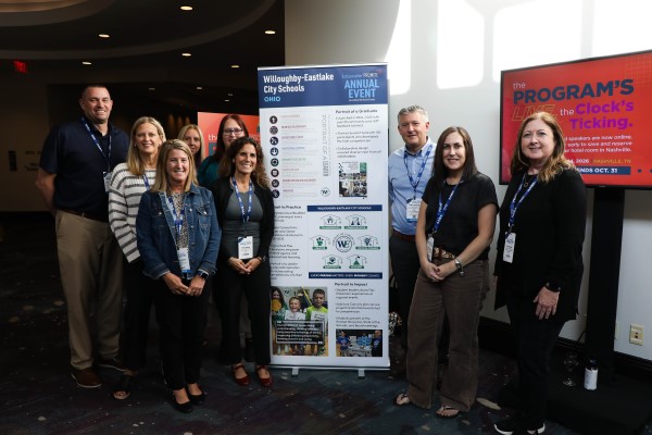 Willoughby Eastlake team with Portrait poster