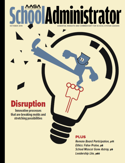 2019 October School Administrator Cover