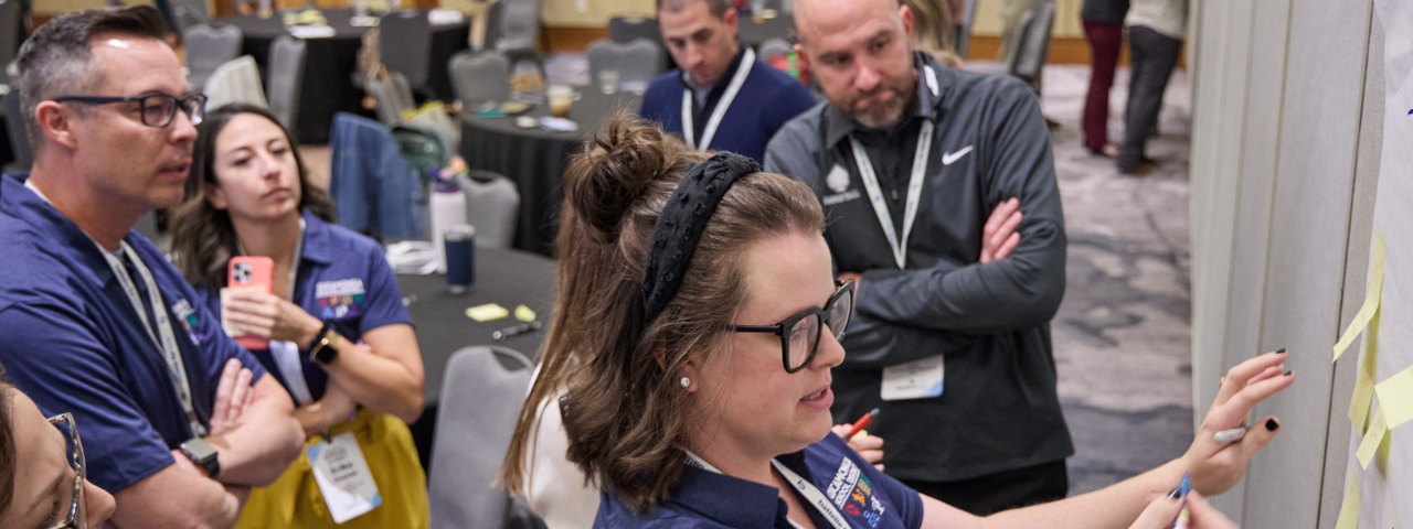 Educators collaborating