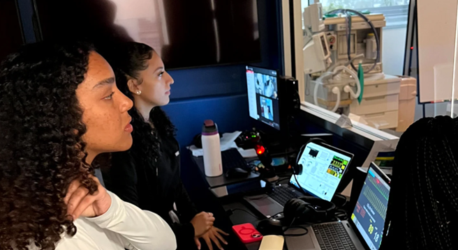 Students at Baldwin High School